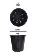 Plastic Pot Black- 200mm