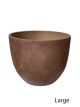 Twill planter in brown - Large pot