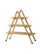 Plant Stand - 3 Tier Natural Timber